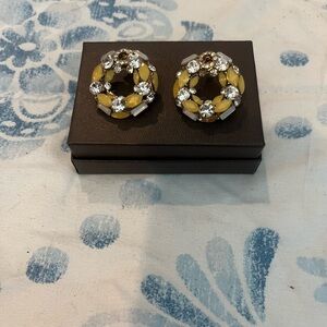 Elegant Gold and Silver Earrings